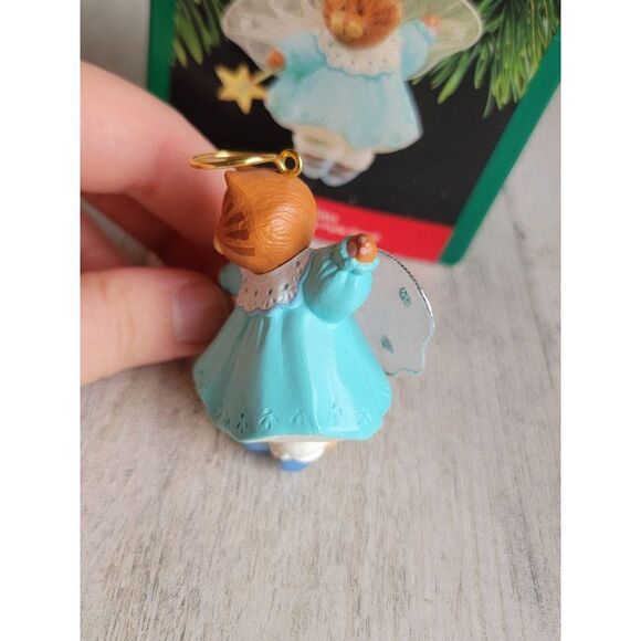Hallmark Angel Kitty 1990 ornament Xmas - Picture 3 of 6